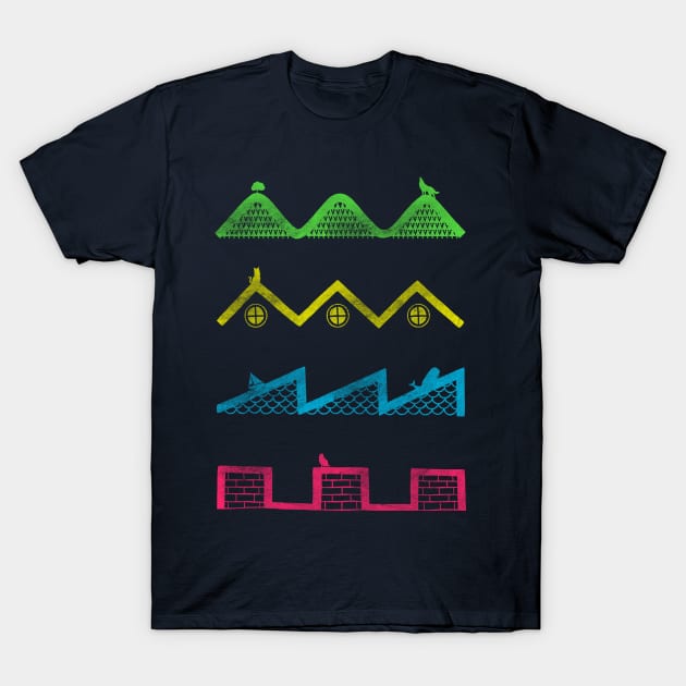 Sound Waves T-Shirt by eriksandisatresa